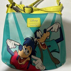 Loungefly Powerline Max and Goofy Crossbody